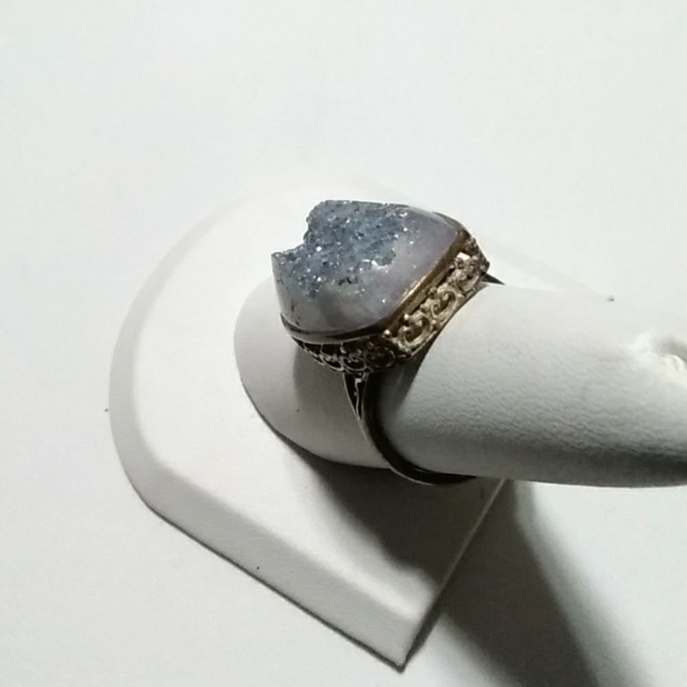 Druzy Agate Ring - image 4